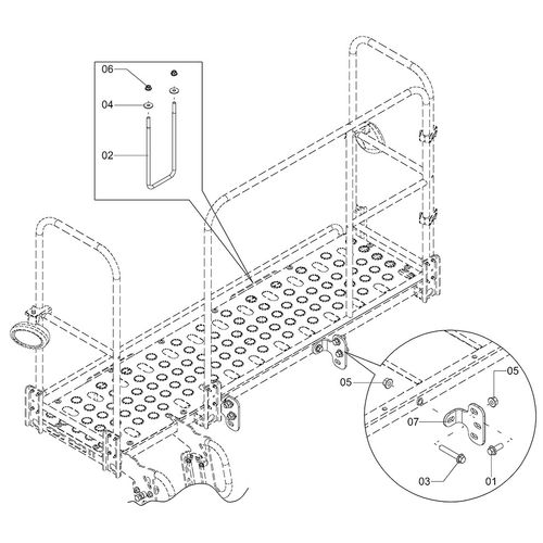 Elemento ligação acesso traseiro (3) 1257737 (CONJUNTO COMPLETO) Elemento ligação acesso traseiro (3) 1257737 (CONJUNTO COMPLETO)