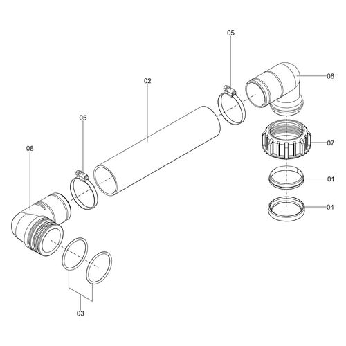 Conj. mang. V3V Painel x Reserv. 2000L 1258632 (CONJUNTO COMPLETO) Conj. mang. V3V Painel x Reserv. 2000L 1258632 (CONJUNTO COMPLETO)