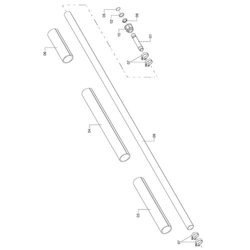 Mangueira Ø19,05 X 11750 1259846 (CONJUNTO COMPLETO) Mangueira Ø19,05 X 11750 1259846 (CONJUNTO COMPLETO)