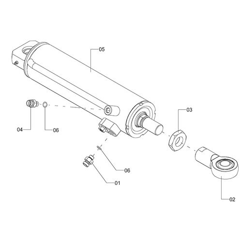 Cilindro hidráulico fechamento seg1 M30 1260289 (CONJUNTO COMPLETO) Cilindro hidráulico fechamento seg1 M30 1260289 (CONJUNTO COMPLETO)