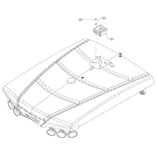 Suporte antena Starfire com parafusos 1263636 (CONJUNTO COMPLETO) Suporte antena Starfire com parafusos 1263636 (CONJUNTO COMPLETO)