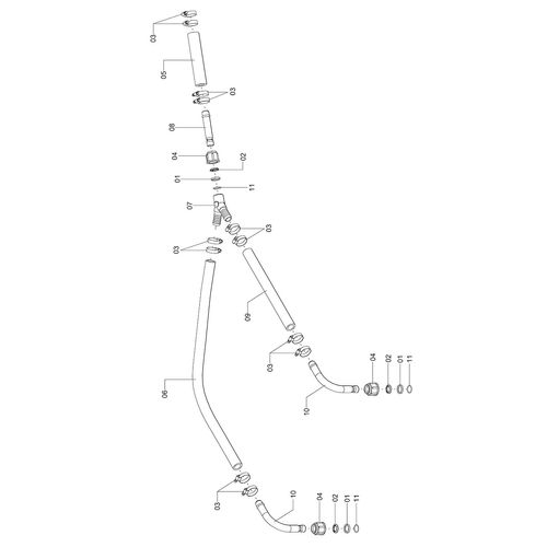 Conj. mangueiras filtros 1 e 8 1264153 (CONJUNTO COMPLETO) Conj. mangueiras filtros 1 e 8 1264153 (CONJUNTO COMPLETO)