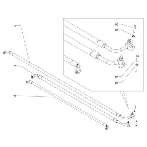 Conjunto de mang. do ar condicionado 1264792 (CONJUNTO COMPLETO) Conjunto de mang. do ar condicionado 1264792 (CONJUNTO COMPLETO)