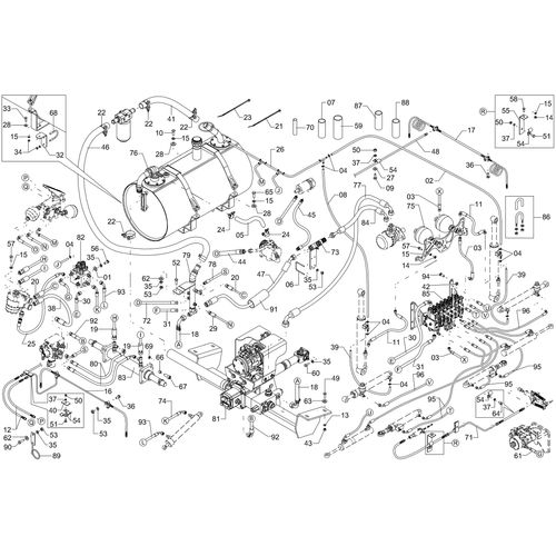 Circuito hidr. compl. Omni Uniport Plus - 1264826 - VERSÃO - 2020/9-  -0