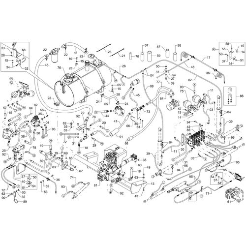 Circuito hidr. compl. TRB Uniport Plus - 1267891 - VERSÃO - 2020/9-  -0