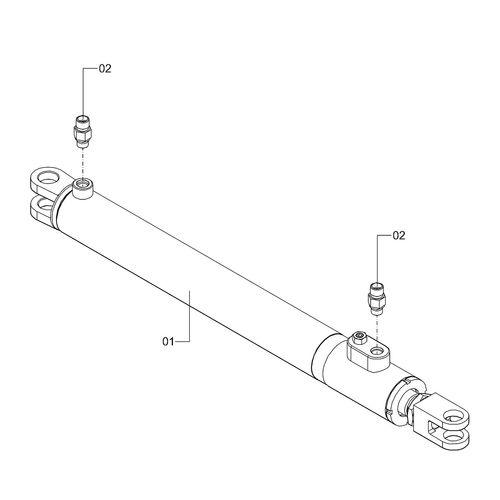 Cilindro de articulação do segmento 2 - 1270916 - VERSÃO - 2020/8-  -0