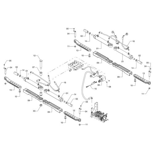 Conjunto bitolador hidráulico 1271614 (CONJUNTO COMPLETO) Conjunto bitolador hidráulico 1271614 (CONJUNTO COMPLETO)