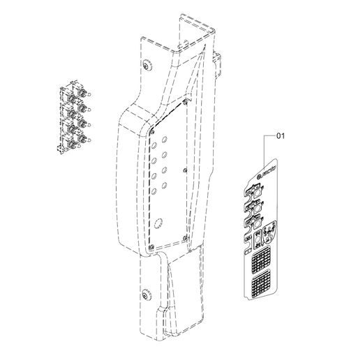 Adesivo coluna central dir Arbus - 1271985 - VERSÃO - 2020/9-  -0