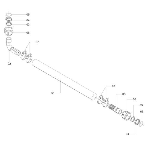 Conj mang de alimentação 1 Conj mang de alimentação 1
