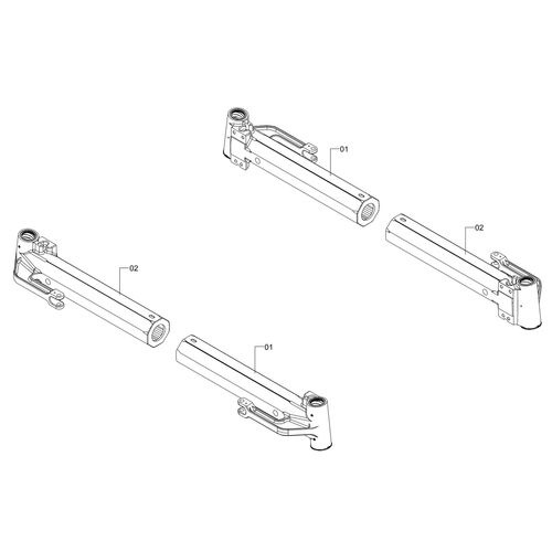 Conjunto semi eixo 3,60m 1276517 (CONJUNTO COMPLETO) Conjunto semi eixo 3,60m 1276517 (CONJUNTO COMPLETO)