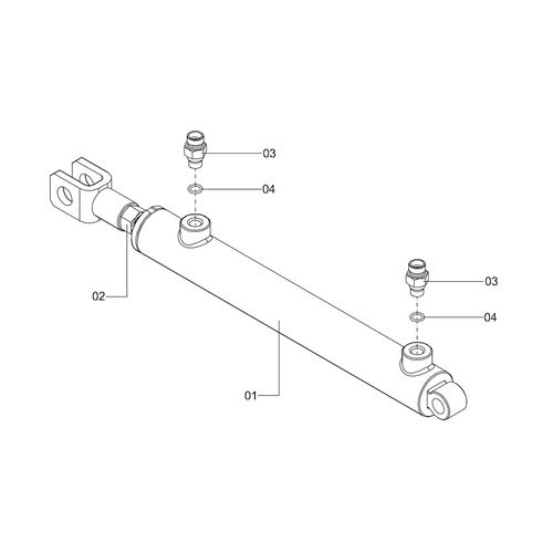 CILINDRO ARTICULAÇÃO SEGMENTO 3 - 1201825 - VERSÃO - 2015/5-  -0