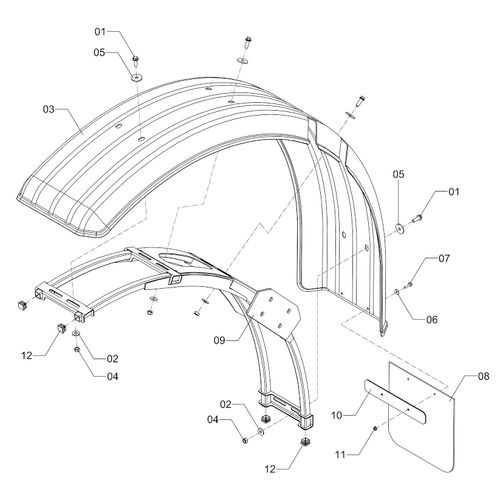 Módulo para-lama direito 1276931 (CONJUNTO COMPLETO) Módulo para-lama direito 1276931 (CONJUNTO COMPLETO)