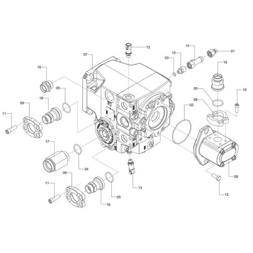 Conjunto bomba da transmissão - 1290338 - VERSÃO - 2022/4-  -0
