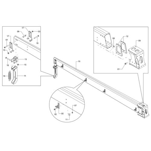 Segmento 3 - FC - montado esq 1248919 (CONJUNTO COMPLETO) Segmento 3 - FC - montado esq 1248919 (CONJUNTO COMPLETO)