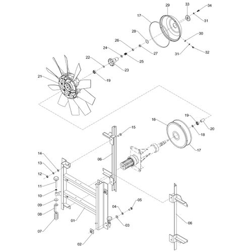 Transmissão movida e complementos 288639 (CONJUNTO COMPLETO) Transmissão movida e complementos 288639 (CONJUNTO COMPLETO)