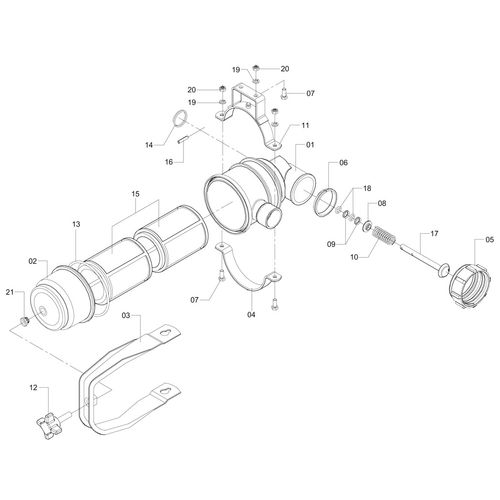 Filtro sucção p/100lpm malha 60 mod.B 84384 (CONJUNTO COMPLETO) Filtro sucção p/100lpm malha 60 mod.B 84384 (CONJUNTO COMPLETO)