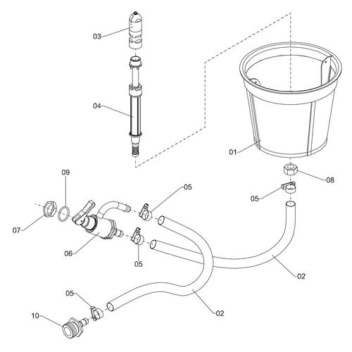 LAVADOR DE EMBALAGEM NR.5 88104 (CONJUNTO COMPLETO)