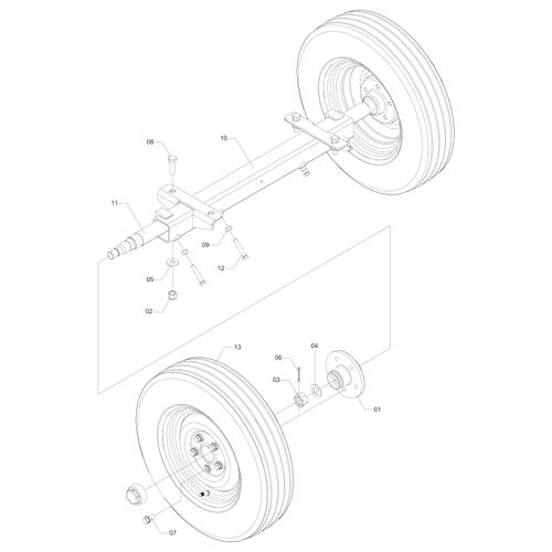 EIXO REGULAVEL NR. 18 181180 (CONJUNTO COMPLETO)