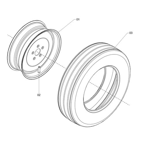 Conjunto de Pneu 185 R14 - 165662 - VERSÃO - 2010/8-  -0