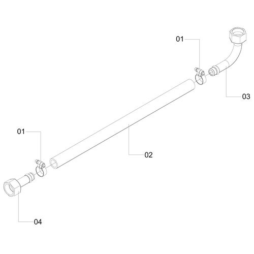 MANGUEIRA DA PISTOLA AO COMANDO 364554 (CONJUNTO COMPLETO) MANGUEIRA DA PISTOLA AO COMANDO 364554 (CONJUNTO COMPLETO)