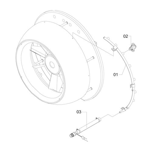 RAMAL ESQUERDO - COMPLETO P/ 8 BICOS 896357 (CONJUNTO COMPLETO)
