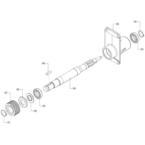 Mancal da transmissão movida 1242076 (CONJUNTO COMPLETO) Mancal da transmissão movida 1242076 (CONJUNTO COMPLETO)