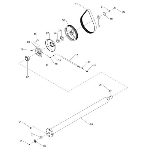TRANSMISSÃO MOTORA A-500/625 1242534 (CONJUNTO COMPLETO) TRANSMISSÃO MOTORA A-500/625 1242534 (CONJUNTO COMPLETO)
